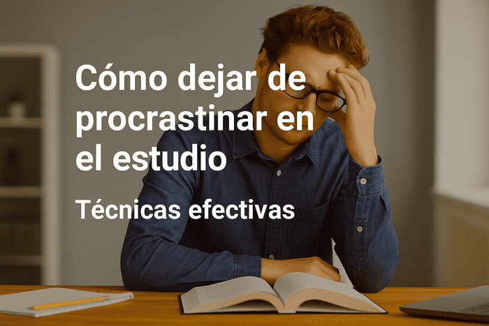cómo dejar de procrastinar en el estudio